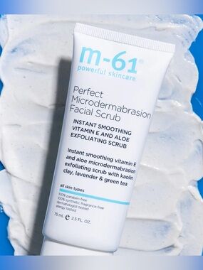 M-61 SuperSoothe E Microdermabrasion Scrub 2.5 oz Vitamin E Facial Scrub & Mask